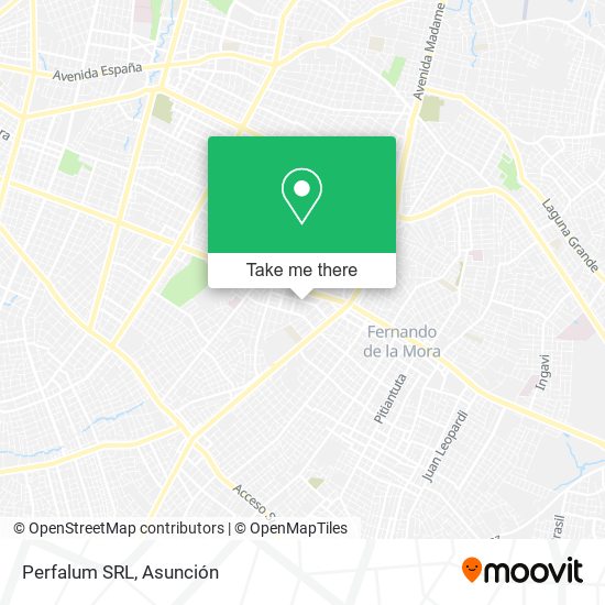 Mapa de Perfalum SRL