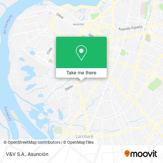 V&V S.A. map