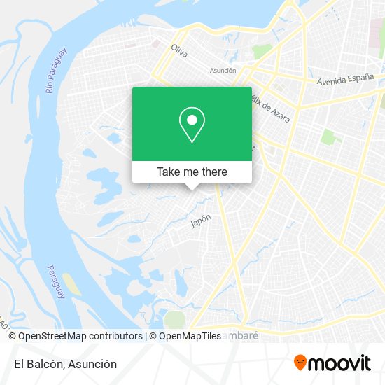 Mapa de El Balcón