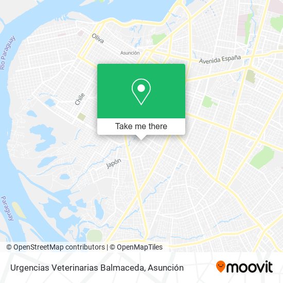 Mapa de Urgencias Veterinarias Balmaceda