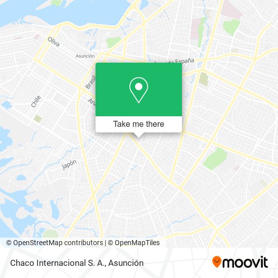 Mapa de Chaco Internacional S. A.