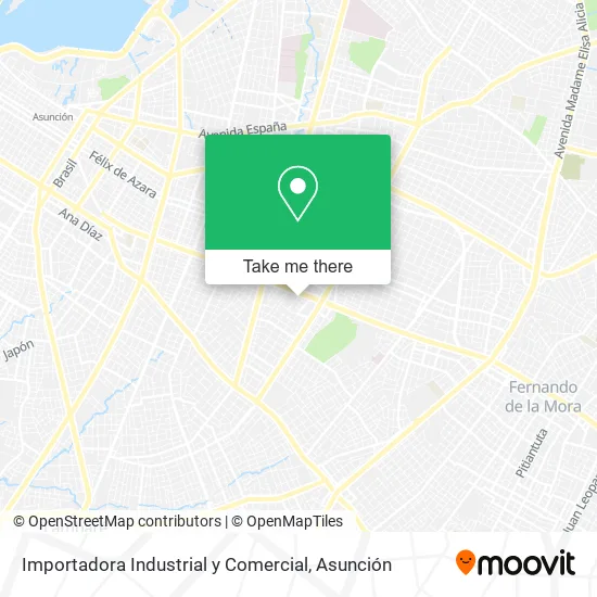 Mapa de Importadora Industrial y Comercial