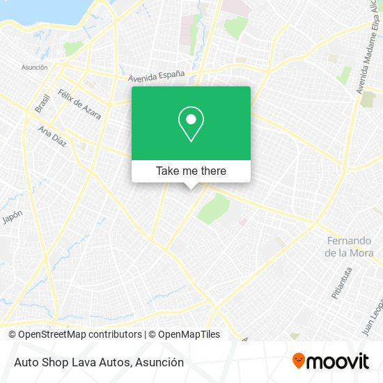 Auto Shop Lava Autos map