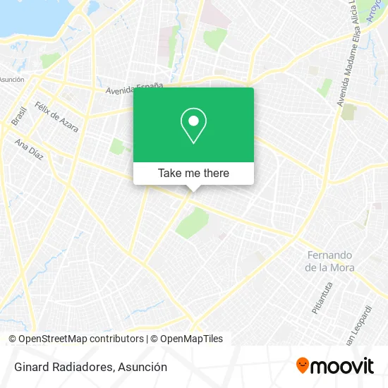 Ginard Radiadores map