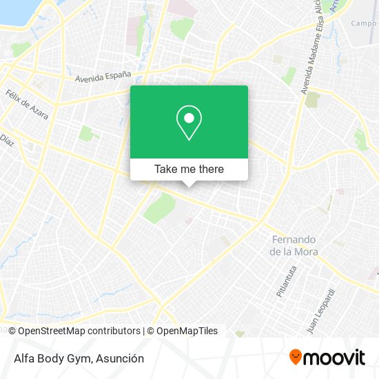 Alfa Body Gym map
