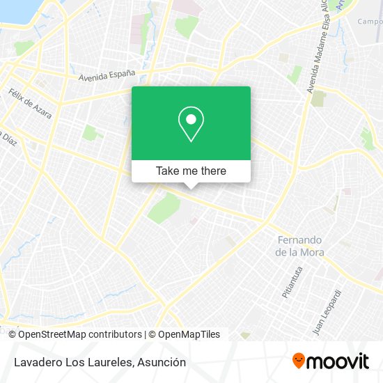 Lavadero Los Laureles map