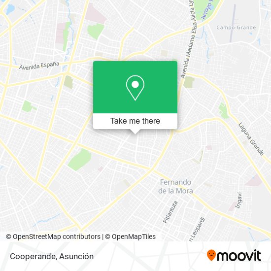 Mapa de Cooperande