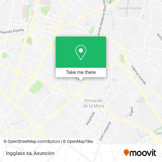 Mapa de Ingglass sa