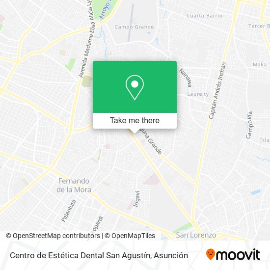 Mapa de Centro de Estética Dental San Agustín