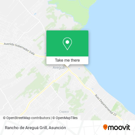 Mapa de Rancho de Areguá Grill