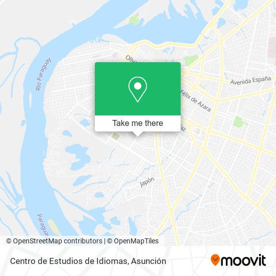 Centro de Estudios de Idiomas map