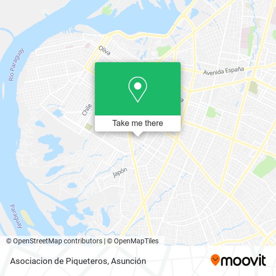 Asociacion de Piqueteros map