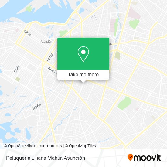 Mapa de Peluqueria Liliana Mahur