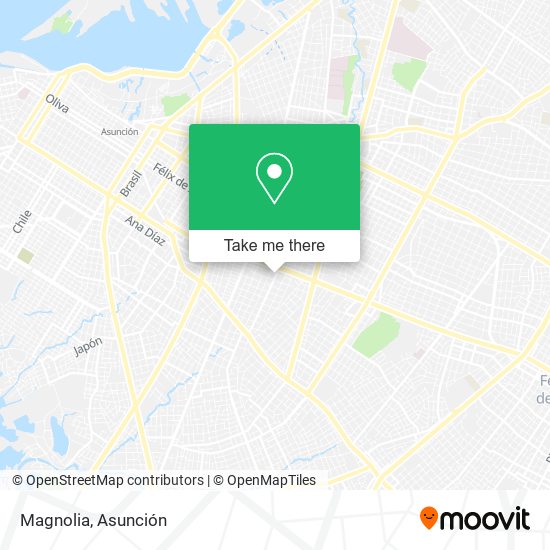 Mapa de Magnolia
