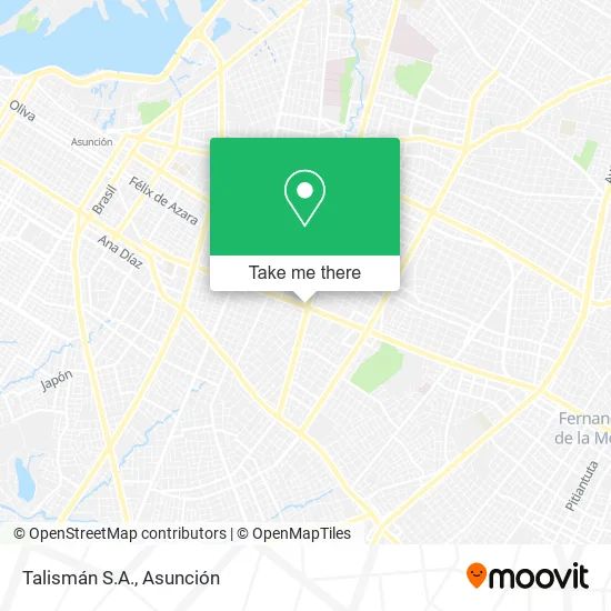 Talismán S.A. map