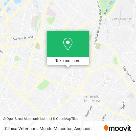 Clínica Veterinaria Mundo Mascotas map