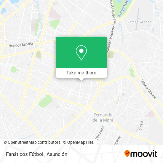 Fanáticos Fútbol. map