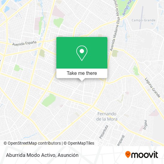 Aburrida Modo Activo map