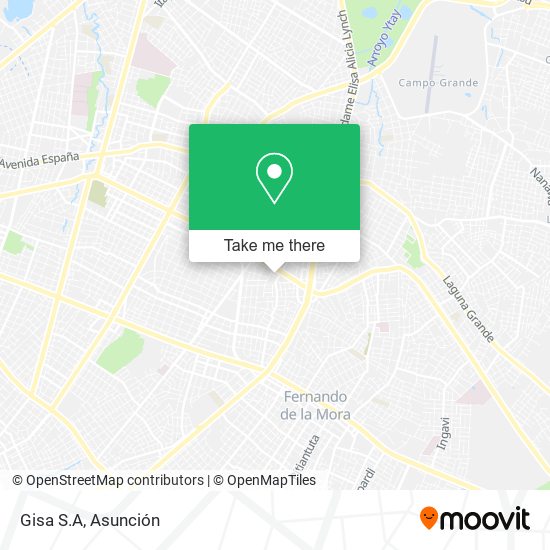 Mapa de Gisa S.A