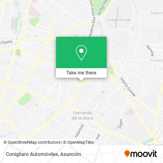 Conigliaro Automóviles map