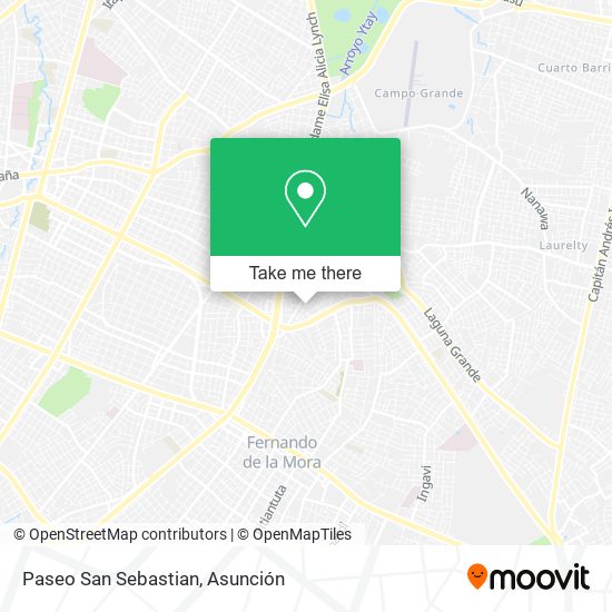 Mapa de Paseo San Sebastian