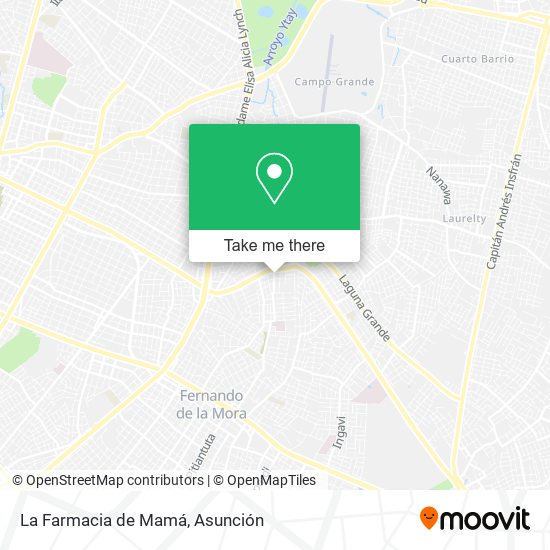 La Farmacia de Mamá map