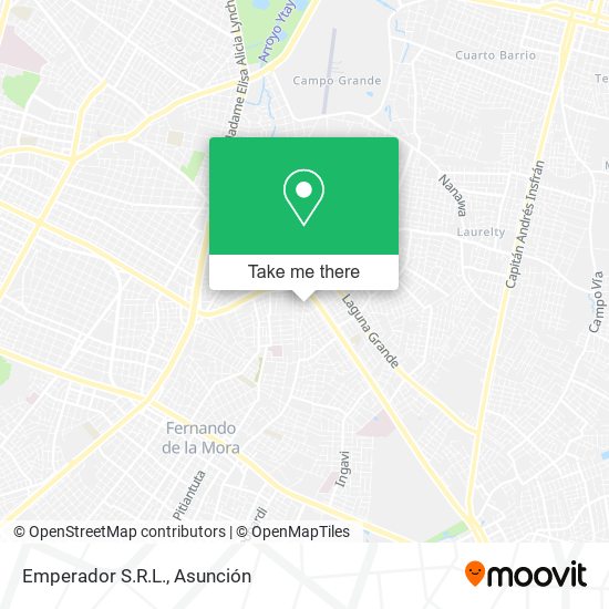 Mapa de Emperador S.R.L.