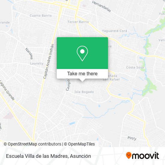 Escuela Villa de las Madres map