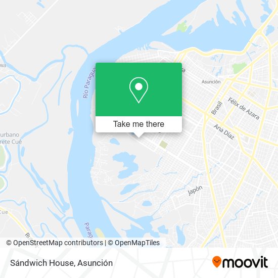 Sándwich House map