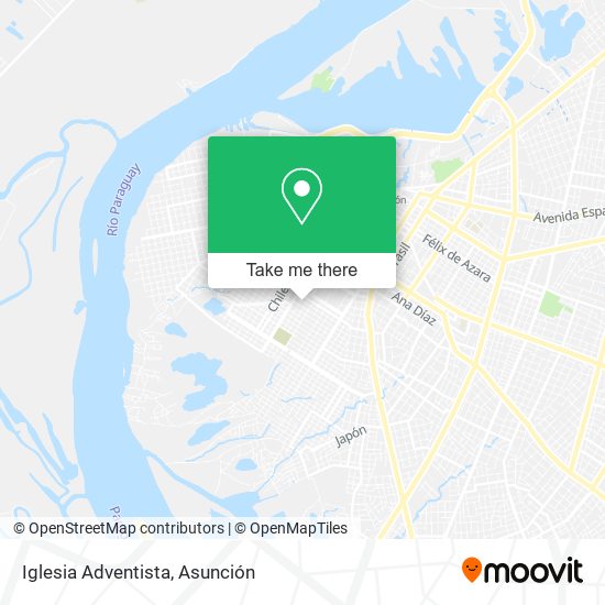 Mapa de Iglesia Adventista