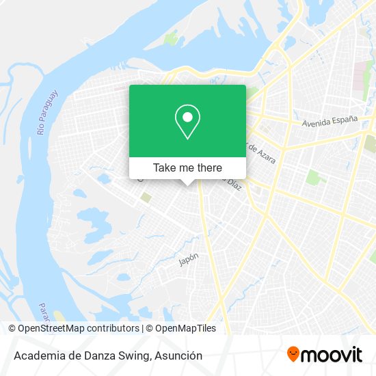 Academia de Danza Swing map