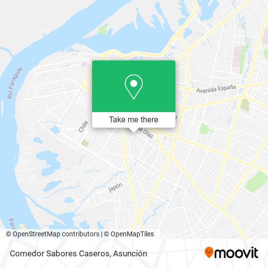 Mapa de Comedor Sabores Caseros