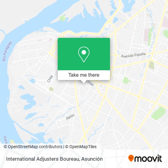 International Adjusters Boureau map