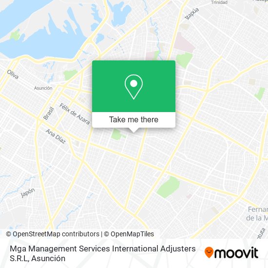 Mga Management Services International Adjusters S.R.L map