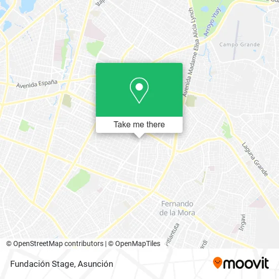 Fundación Stage map