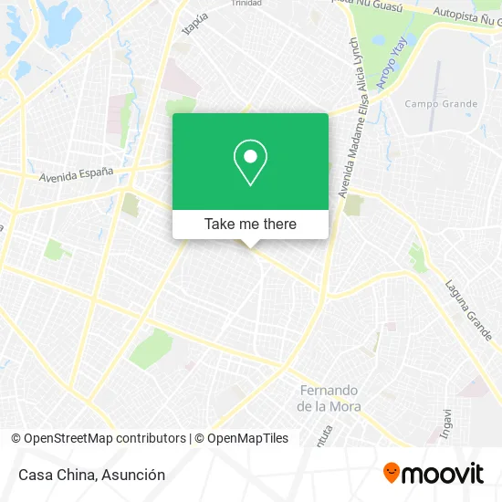 Casa China map