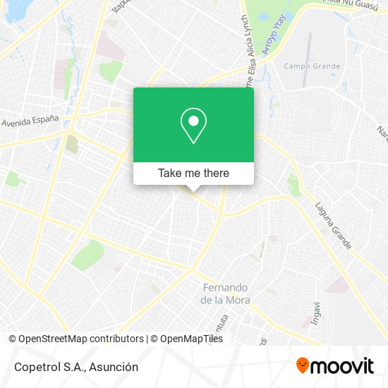 Mapa de Copetrol S.A.