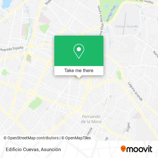 Edificio Cuevas map