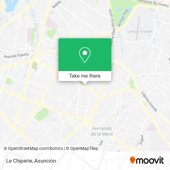 Le Chiperie map