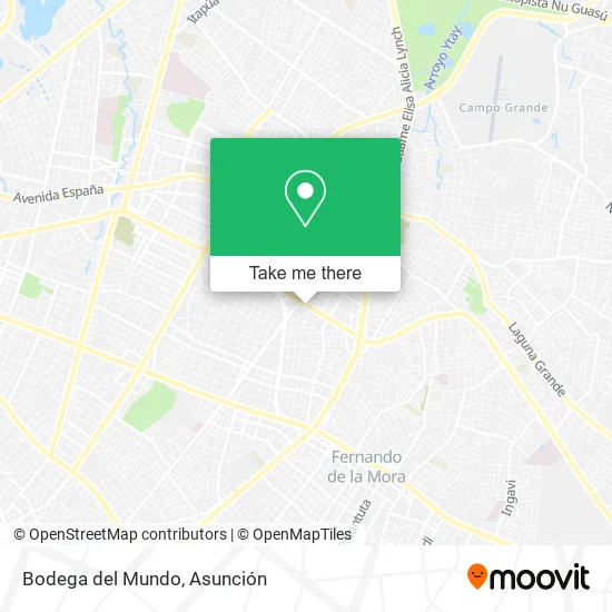 Bodega del Mundo map