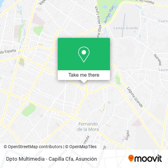 Dpto Multimedia - Capilla Cfa map