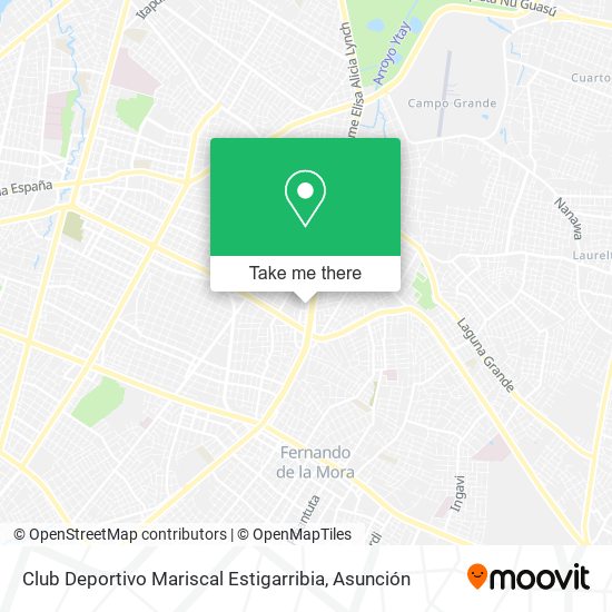 Mapa de Club Deportivo Mariscal Estigarribia
