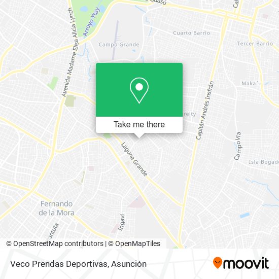 Veco Prendas Deportivas map