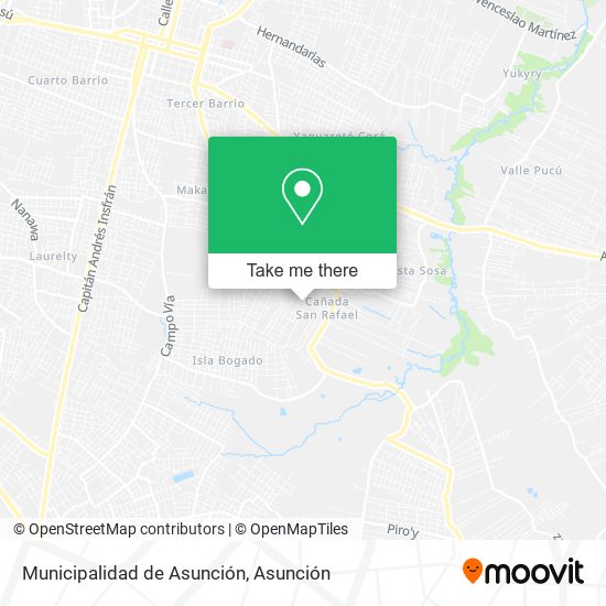 Municipalidad de Asunción map