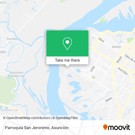 Mapa de Parroquia San Jeronimo