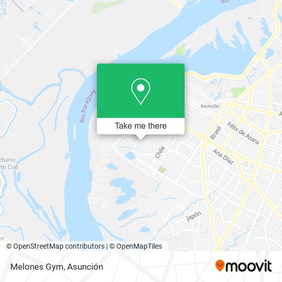 Melones Gym map