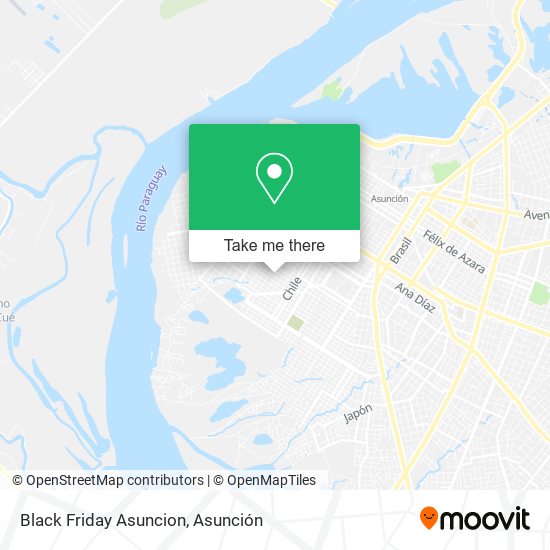 Black Friday Asuncion map