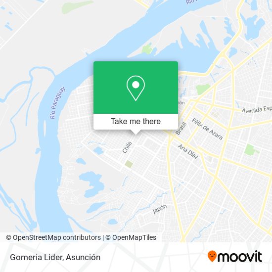 Mapa de Gomeria Lider