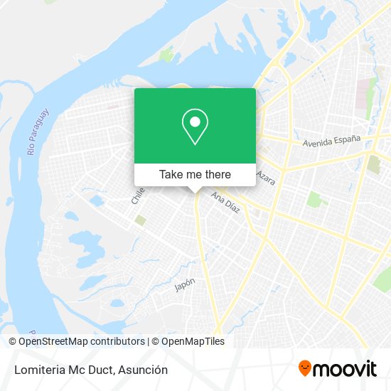 Lomiteria Mc Duct map