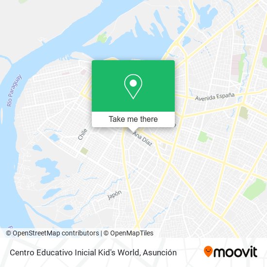 Centro Educativo Inicial Kid's World map